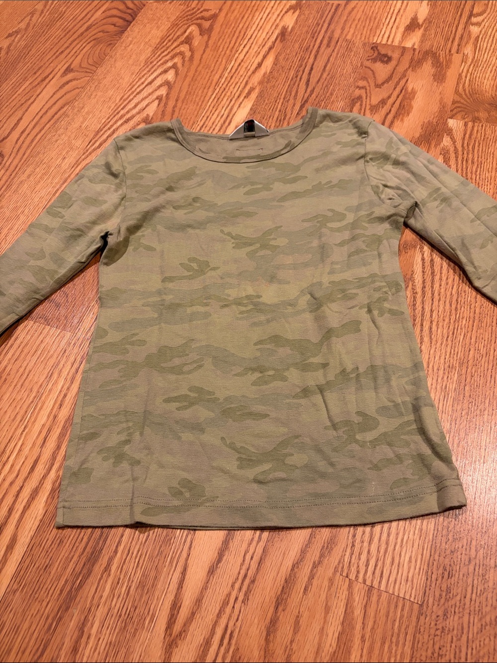 Hard Tail Kids Long-Sleeve Camo Tee - Olive